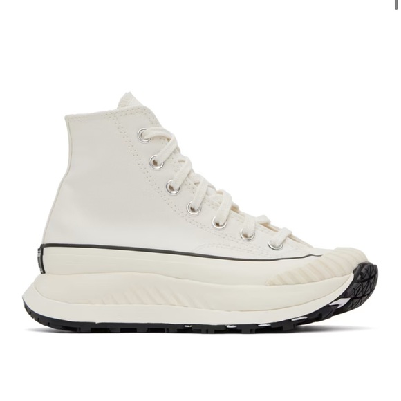 New Converse Off-White 70 AT-CX platform flatform Sneakers Ivory Men Sz 13 - Picture 3 of 7